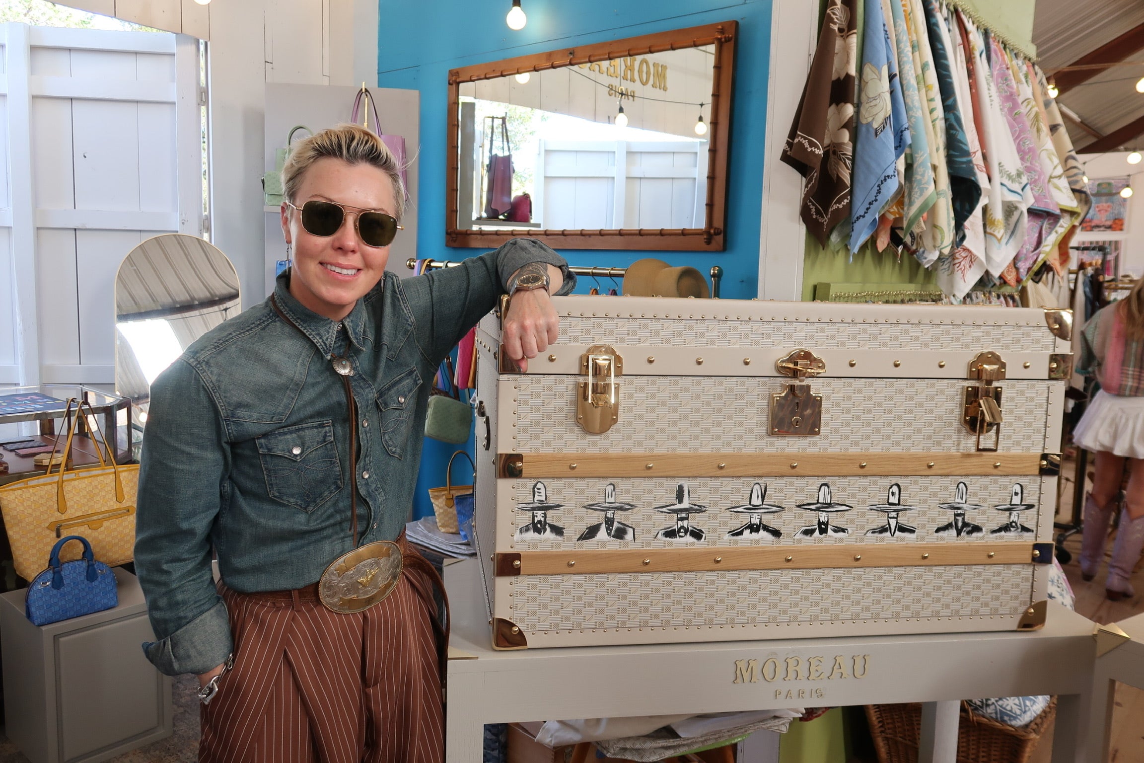 LAURA GOODSON TRAVEL TRUNK